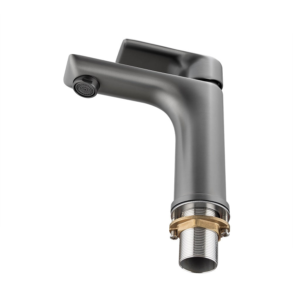 Add a unique touch with the VOG Solid Brass Short Basin Mixer in Gunmetal Dark Grey. Durable, stylish, and easy to install. Shop now at Ezymall!-Basin Mixer-Ezymall AU