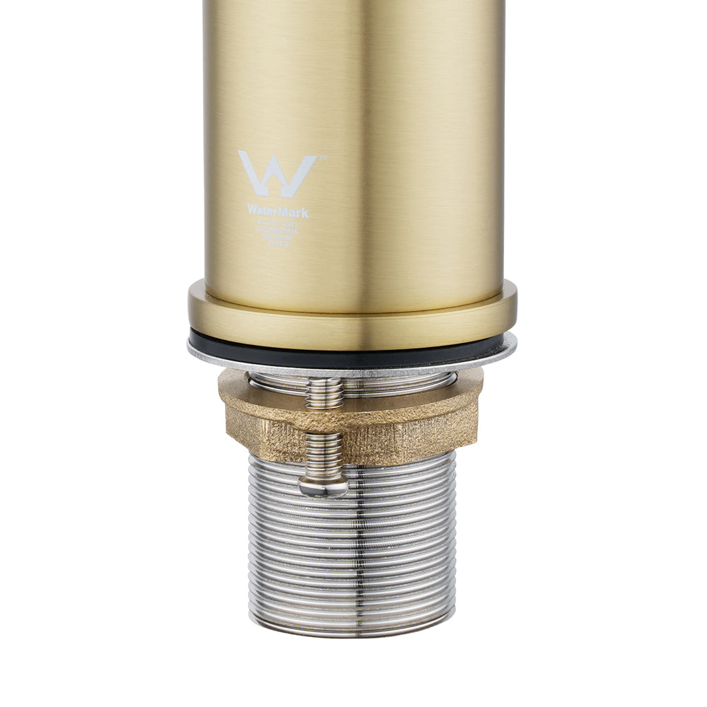 Add a touch of luxury with the VOG Solid Brass Short Basin Mixer in Light Brushed Brass Gold. Durable, stylish, and easy to install. Shop now at Ezymall!-Basin Mixer-Ezymall AU