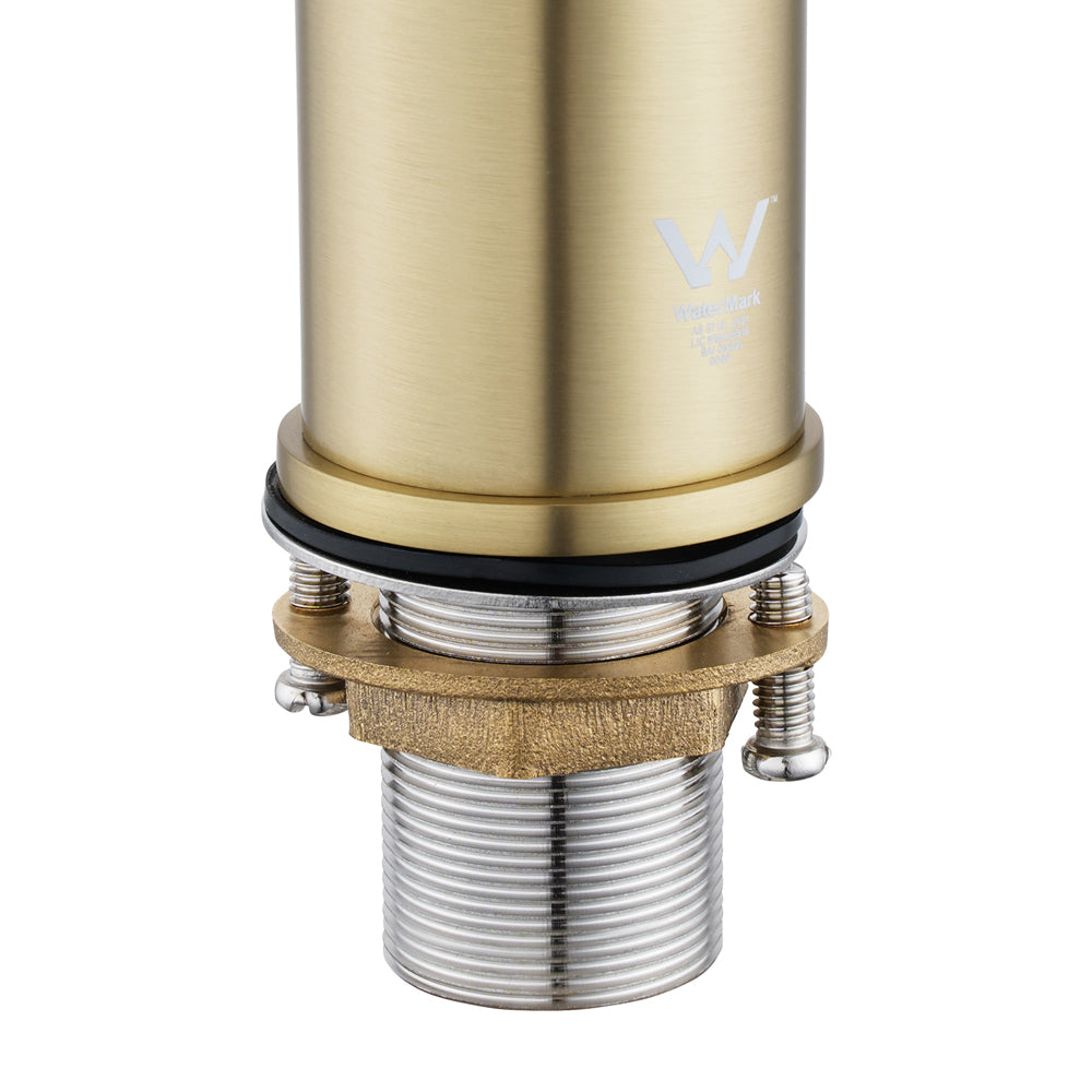 Add elegance to your basin with the VOG Solid Brass Tall Basin Mixer in Light Brushed Brass Gold. Durable, stylish, and easy to install. Shop now at Ezymall!-Basin Mixer-Ezymall AU