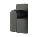 Load image into Gallery viewer, Modernize your bathroom with the VOG solid brass wall mixer in black. This sleek and durable mixer is made from solid brass and adds a touch of elegance. Easy to install and use.-Wall Mixer-Ezymall AU
