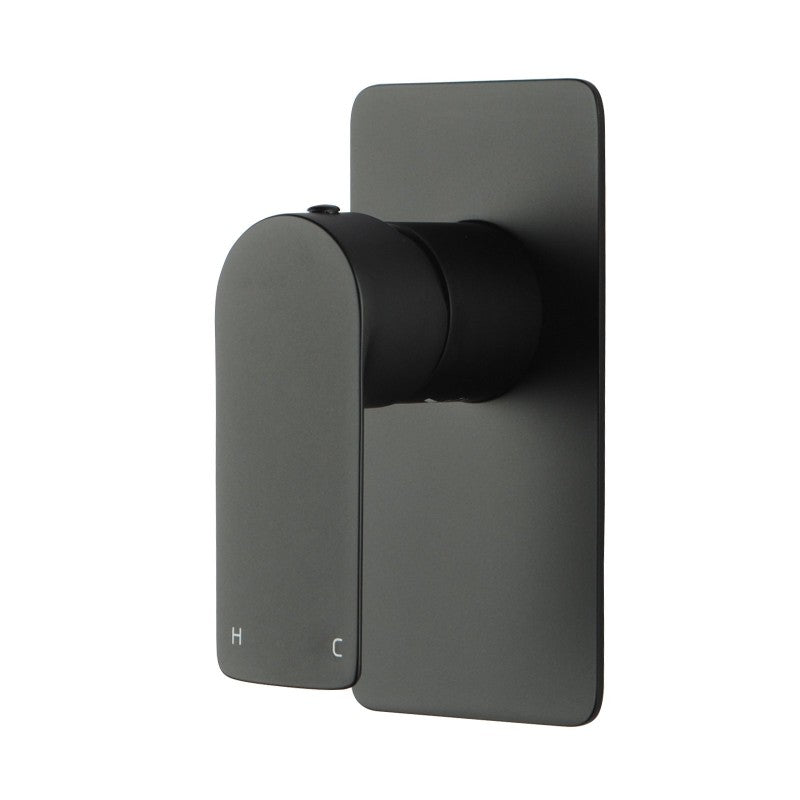 Modernize your bathroom with the VOG solid brass wall mixer in black. This sleek and durable mixer is made from solid brass and adds a touch of elegance. Easy to install and use.-Wall Mixer-Ezymall AU