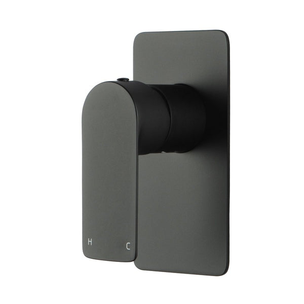 Modernize your bathroom with the VOG solid brass wall mixer in black. This sleek and durable mixer is made from solid brass and adds a touch of elegance. Easy to install and use.-Wall Mixer-Ezymall AU