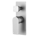 Load image into Gallery viewer, Upgrade your shower with the VOG solid brass diverter mixer in brushed nickel silver. This durable and stylish mixer is made from solid brass. Perfect for modern bathrooms.-Diverter Mixer-Ezymall AU
