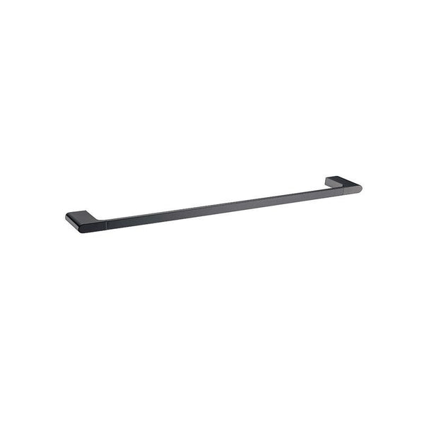 Add style to your bathroom with the VOG 600mm single towel rail in gunmetal grey. Made from zinc-alloy and brass, this durable towel rail is a perfect addition. Shop now!-Towel Rail-Ezymall AU