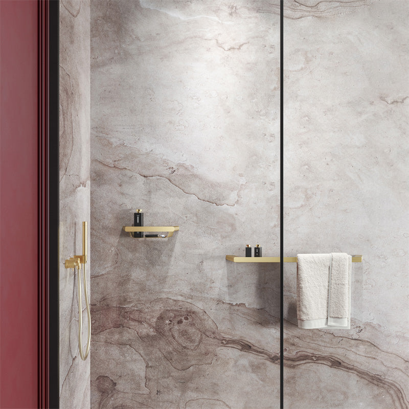 Add elegance with this 800mm towel rail in brushed brass gold. Made with zinc-alloy and brass. Shop now for fast Australia wide shipping.-Towel Rail-Ezymall AU