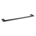 Load image into Gallery viewer, Keep your towels organized with the VOG 800mm Single Towel Rail in Gunmetal Grey. Made from durable zinc-alloy and brass, it adds a touch of elegance to your bathroom.-Towel Rail-Ezymall AU
