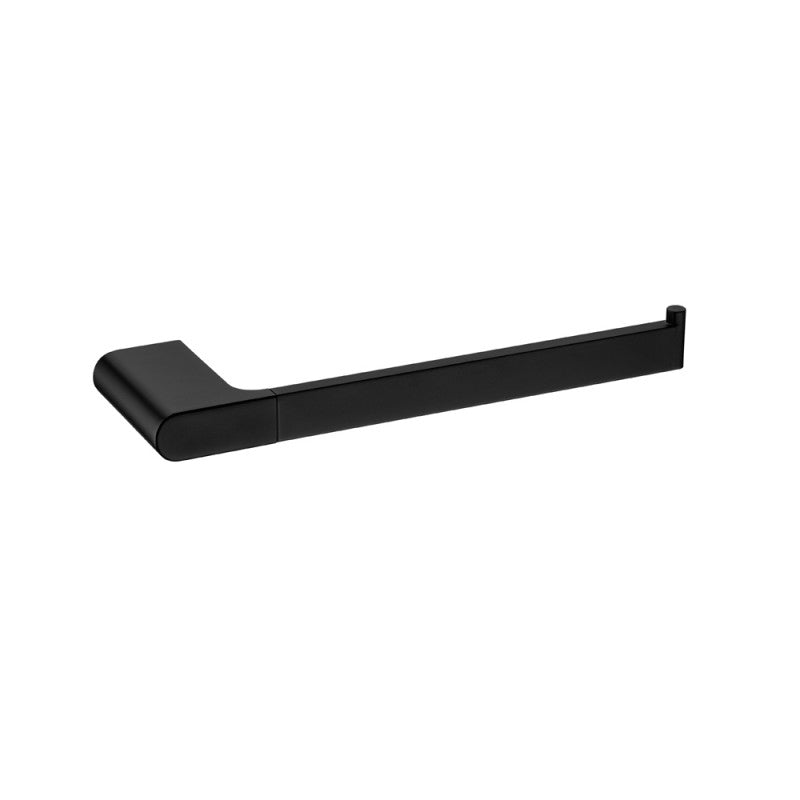 Add a modern touch to your bathroom with this Zinc-Alloy and Brass Hand Towel Rail. Featuring a sleek Black finish, this towel rail is both stylish and functional. Part of the VOG collection.-Hand Towel Rail-Ezymall AU