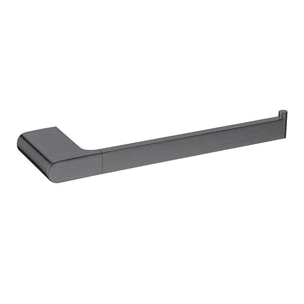 Organize your hand towels with the VOG Hand Towel Rail in gunmetal grey. Made from durable zinc-alloy and brass for lasting quality. Shop now at Ezymall!-Hand Towel Rail-Ezymall AU