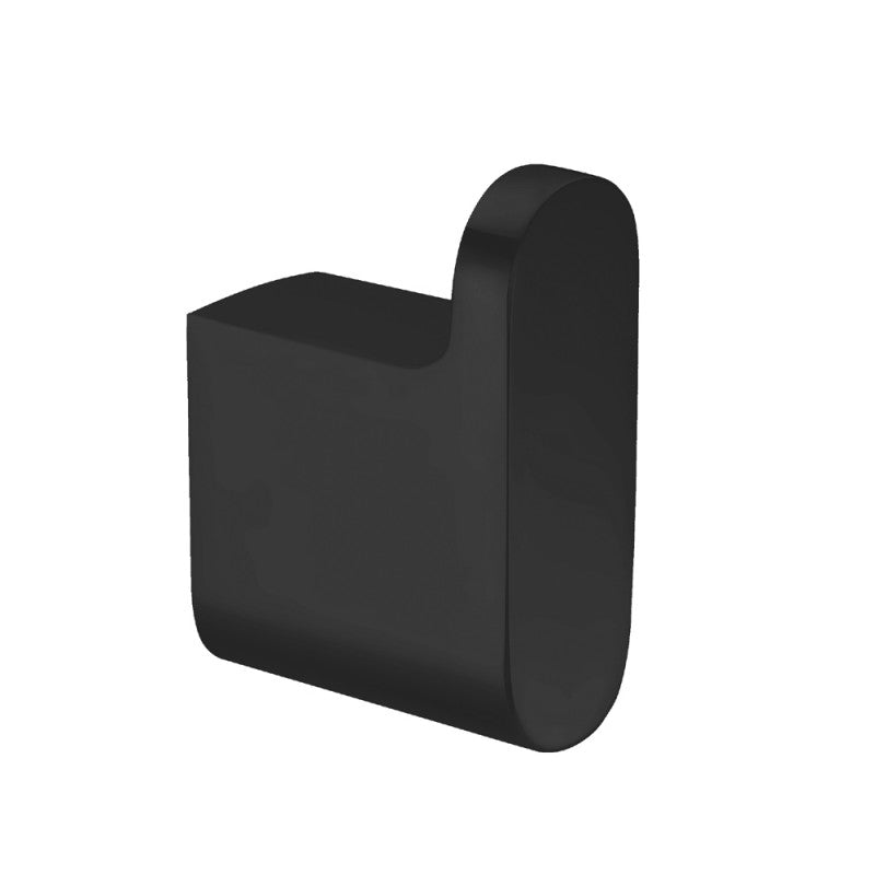Keep robes organized with the VOG Robe Hook in black. Made from durable zinc-alloy and brass for long-lasting use. Shop now at Ezymall for quality bathroom accessories!-Robe Hook-Ezymall AU