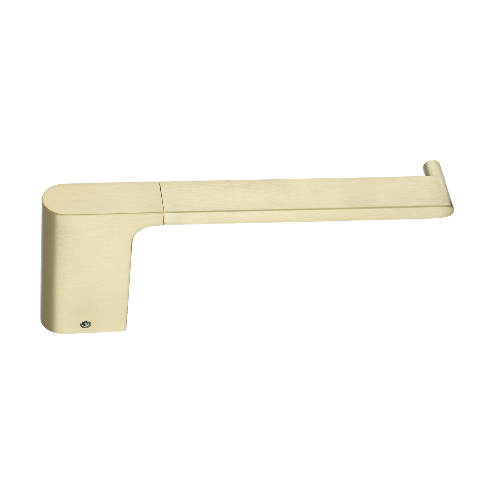 Premium VOG Collection light brushed brass toilet paper holder by Aquaperla. Durable zinc-alloy and brass construction with advanced rust-proofing and a 5-year warranty.-Toilet Paper Holder-Ezymall AU