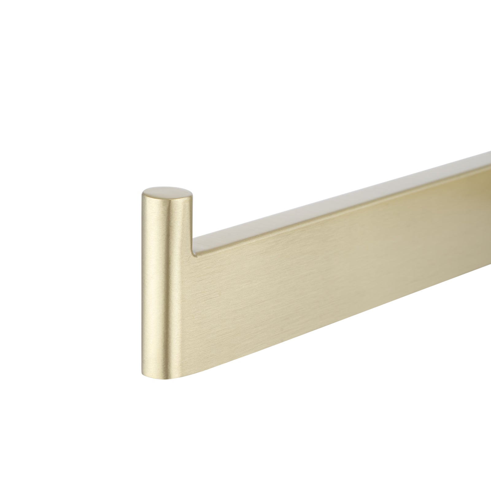 Premium VOG Collection light brushed brass toilet paper holder by Aquaperla. Durable zinc-alloy and brass construction with advanced rust-proofing and a 5-year warranty.-Toilet Paper Holder-Ezymall AU