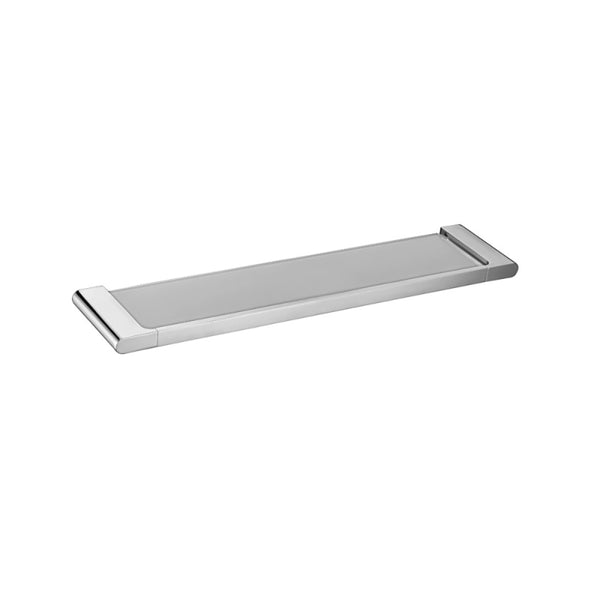 Add elegance to your bathroom with the VOG Zinc-alloy and Glass Shelf in Chrome Silver. Durable, stylish, and easy to install. Shop now at Ezymall!-Shelf-Ezymall AU
