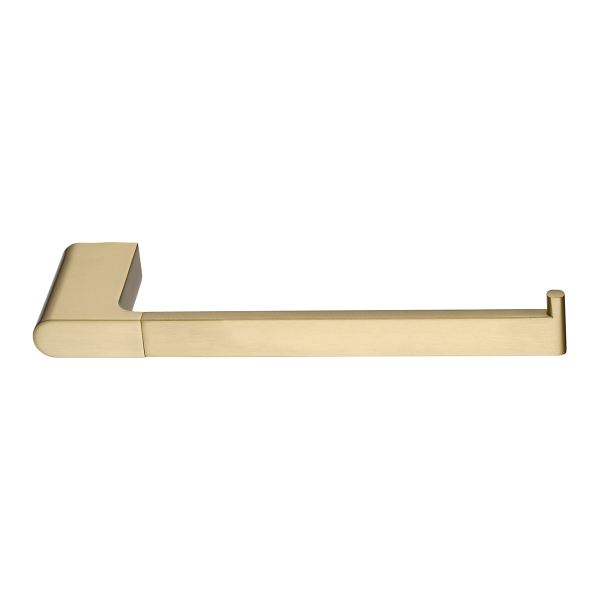 VOG light brushed brass hand towel rail, product detail